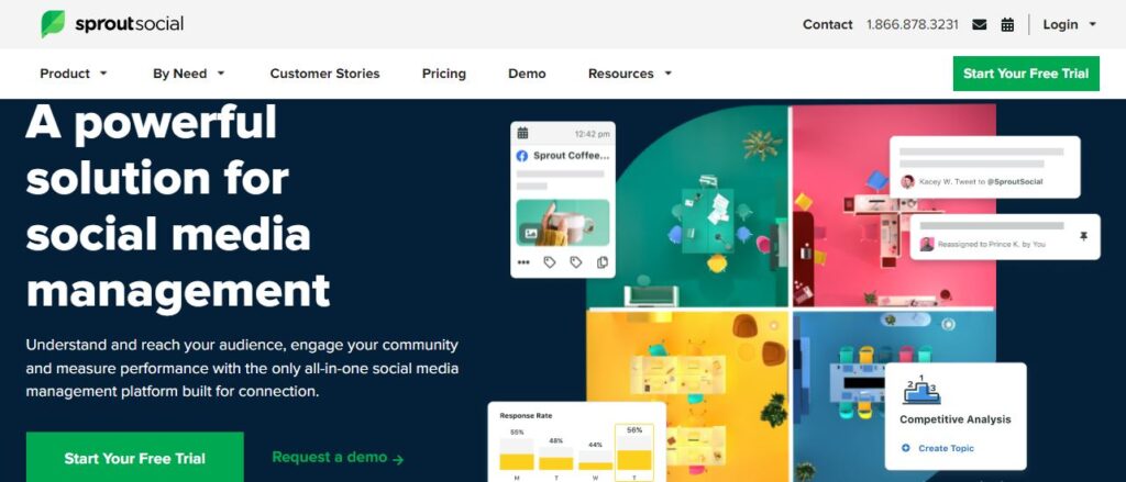  Social Media Marketing Tools: Sproutsocial